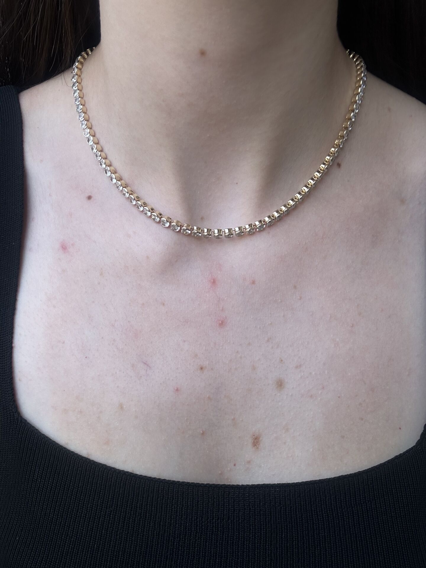 Gold Baget Su Yolu Kolye