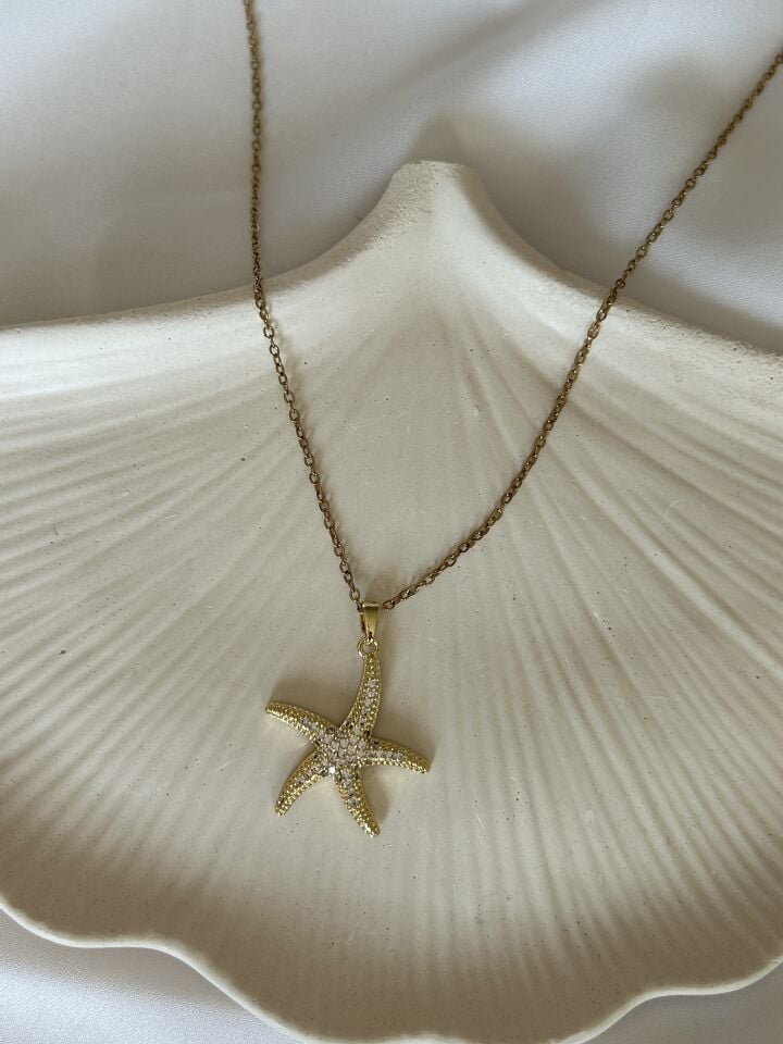 Starfish Gold Necklace