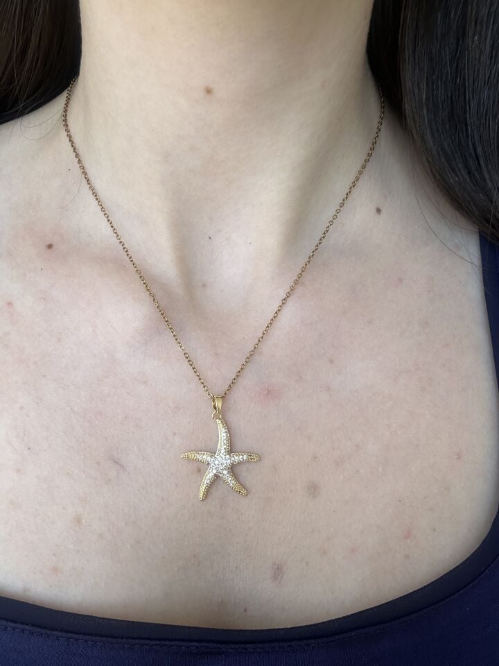 Starfish Gold Necklace