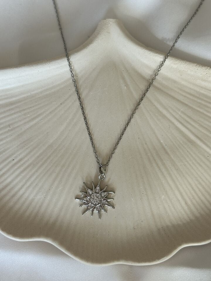 Silver Güneş Kolye