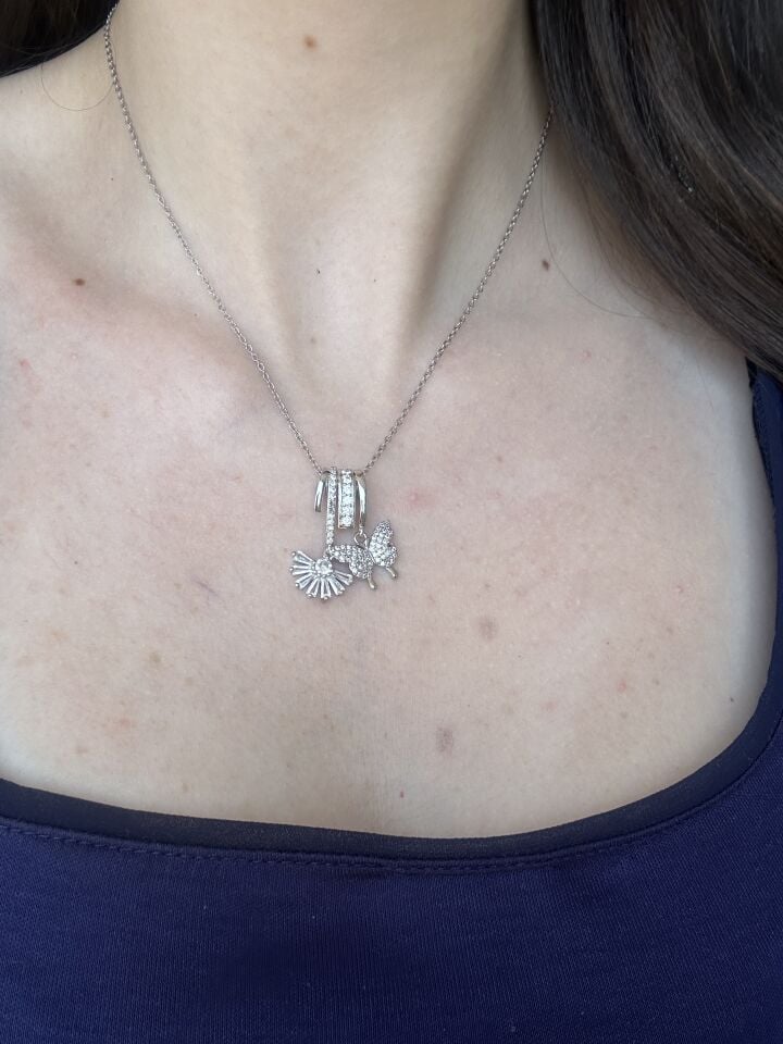 Silver Charm Necklace