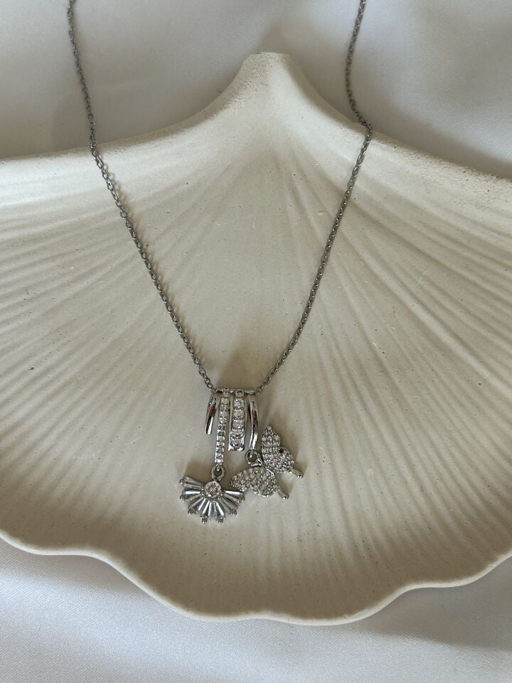Silver Charm Necklace
