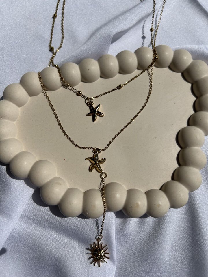 Starfish Gold Y Necklace