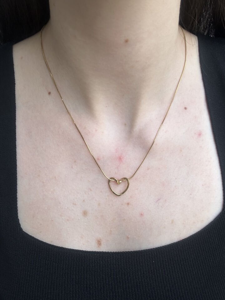 Love Knot Gold Necklace