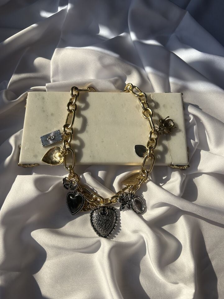 Charmed Wide Paperclip Necklace