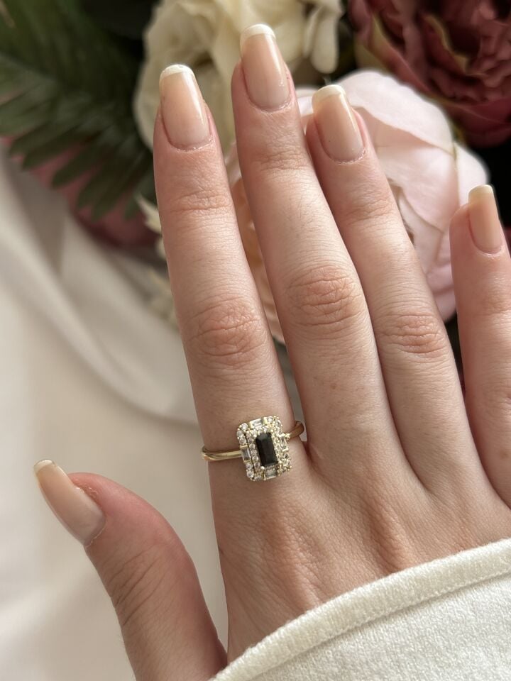 Siyah Baget Taş Yüzük