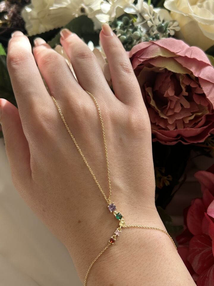 Renkli Zirkon Detay Şahmeran