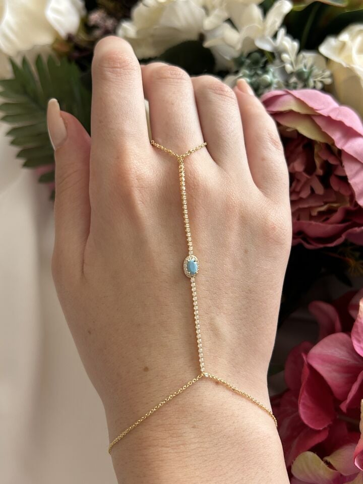 Shahmaran with Turquoise Stone Detail