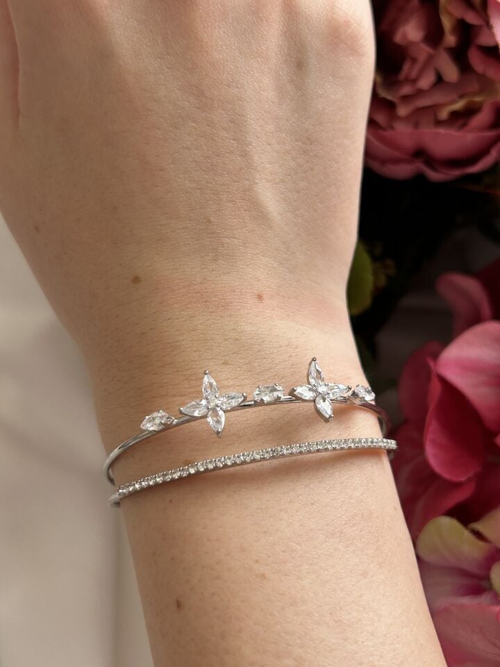 Lotus Çiçekli Ayarlanabilir Bileklik