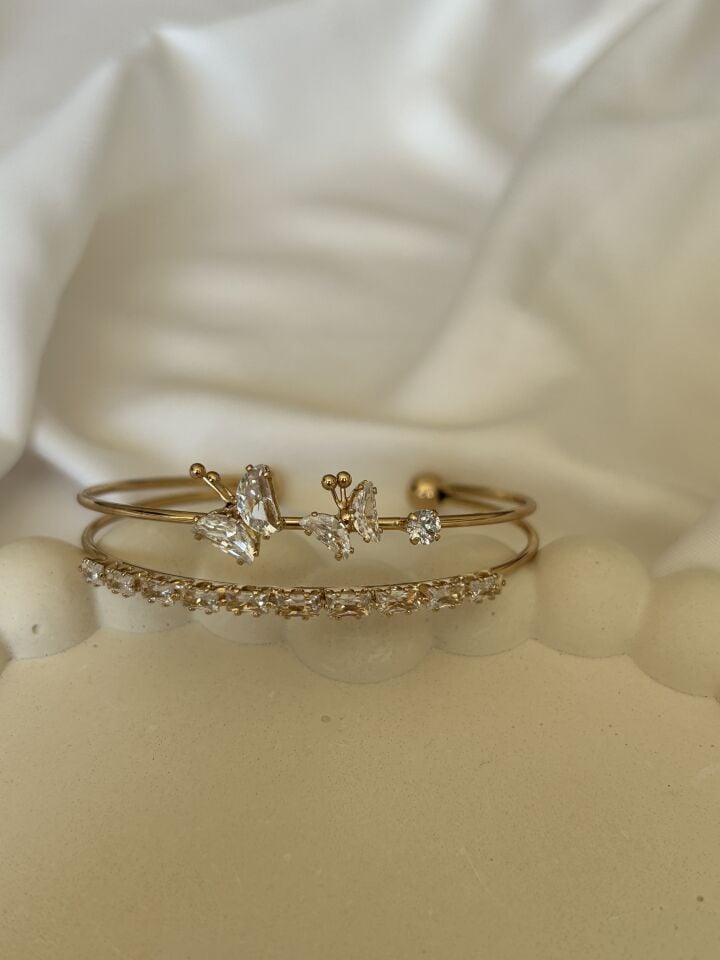Gold Butterfly Adjustable Bracelet