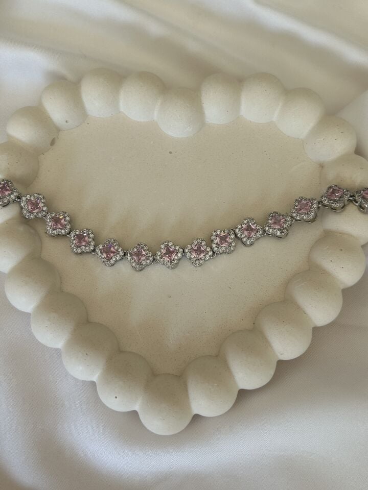 VIP Pembe Yonca Bileklik