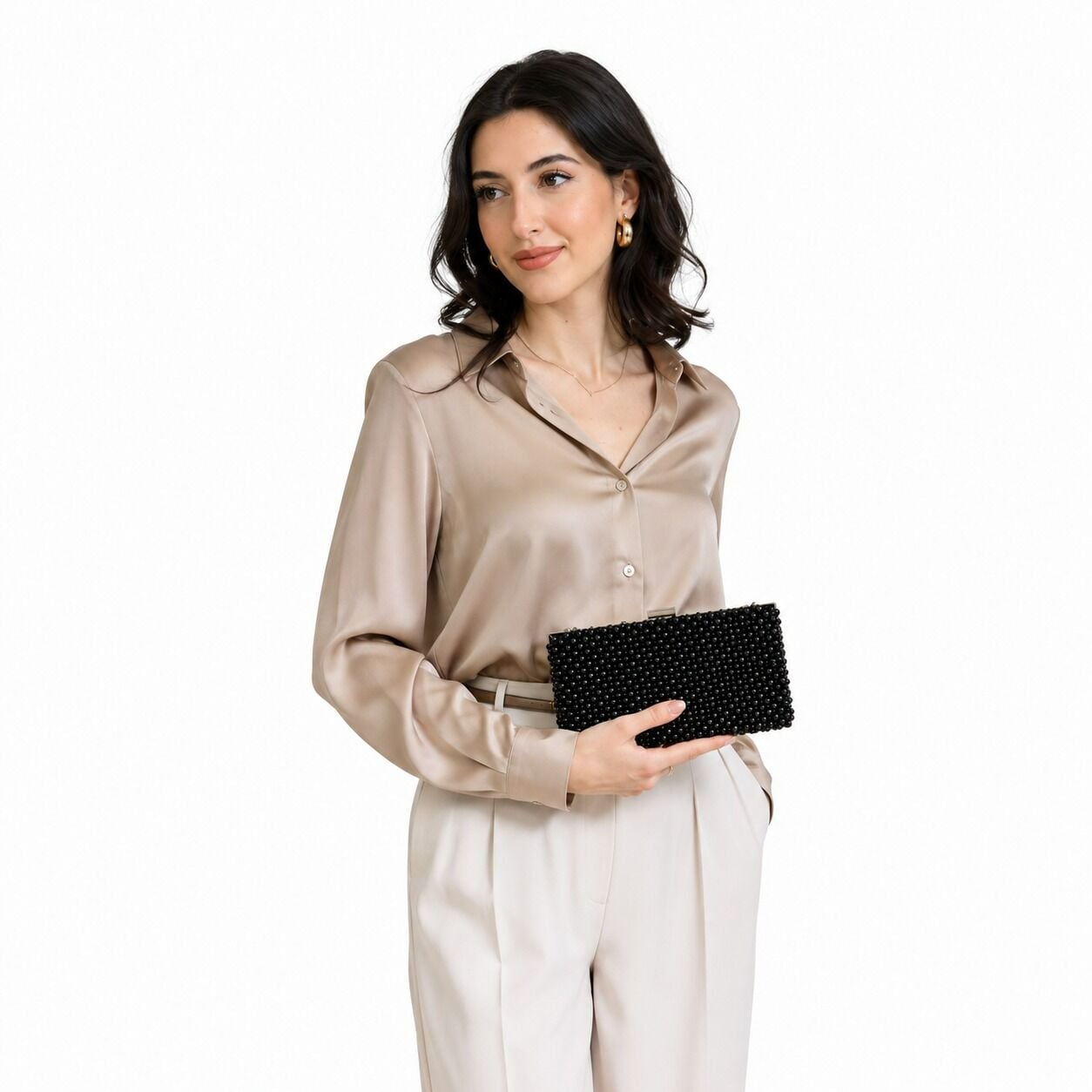 Atelier Emine Clutch Onyx En Ucuz Fiyatları ve Özellikleri Görsel 6