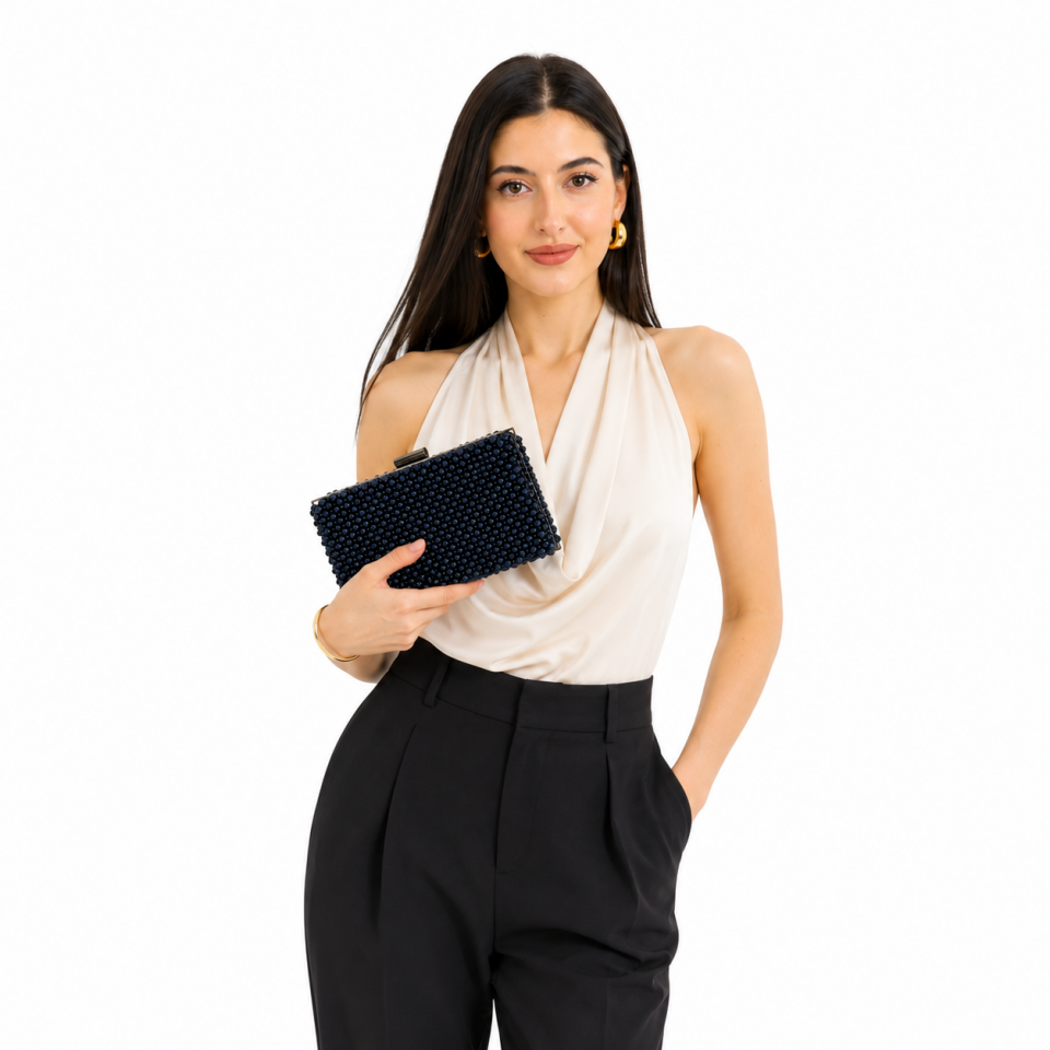 Clutch Abyss özel üretim kadın clutch çanta | Atelier Emine