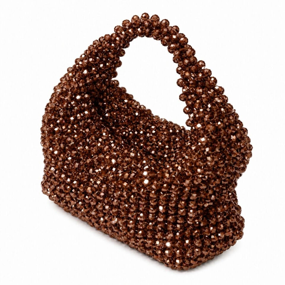 Atelier Emine Velora Browna özel üretim kadın çantası