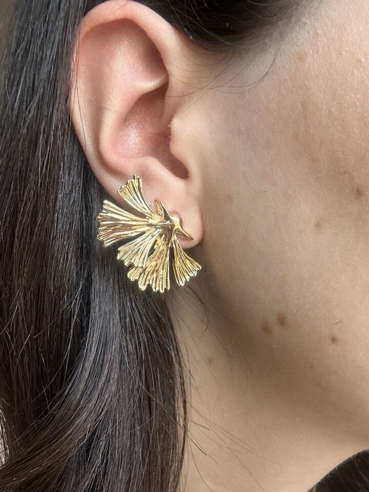 Leaf Pattern Stylish Earrings