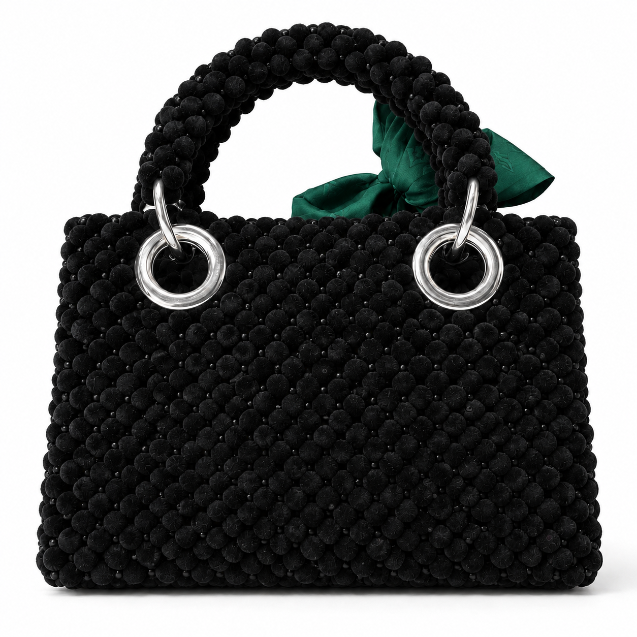Silva Void — Velvet Noir Couture kadife çanta