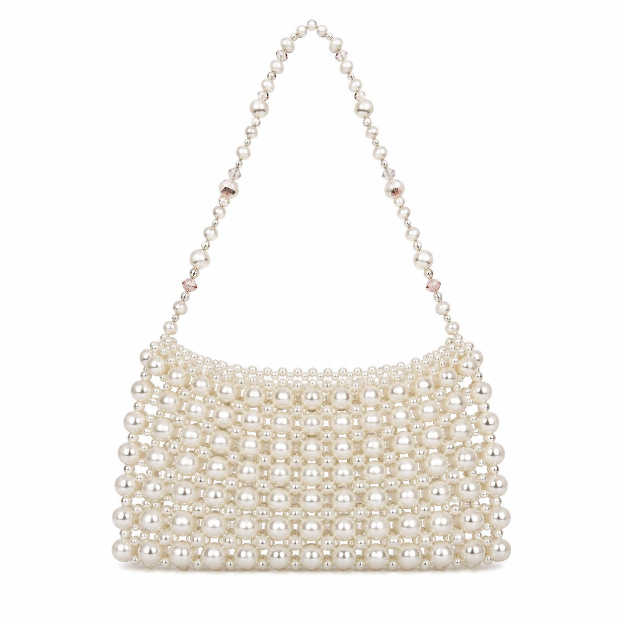 Lustre Pearl — Pearl Weave Couture el işçiliği inci çanta