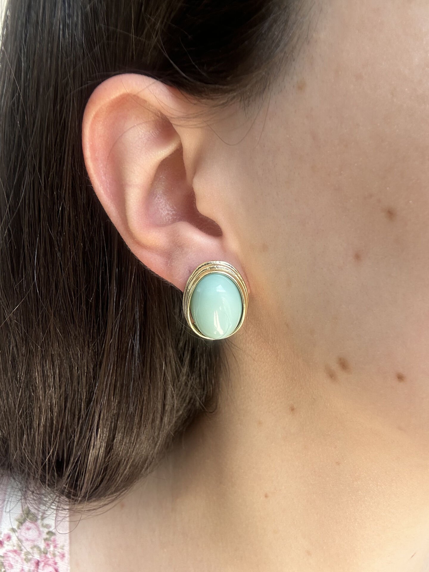 Firuze Taşlı Küpe