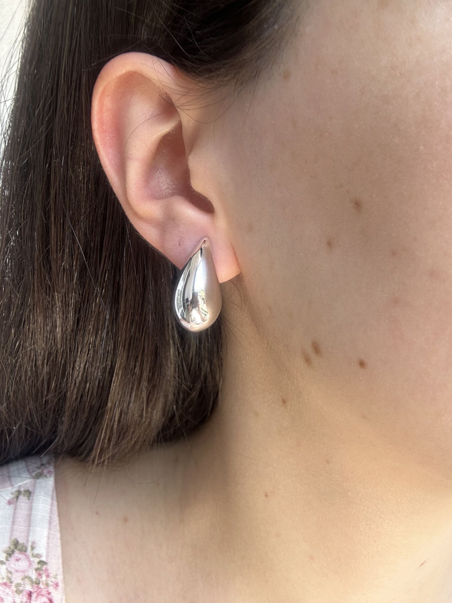 Gümüş Damla Küpe