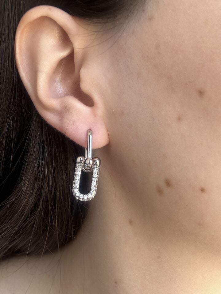 Silver Tiffany Earrings