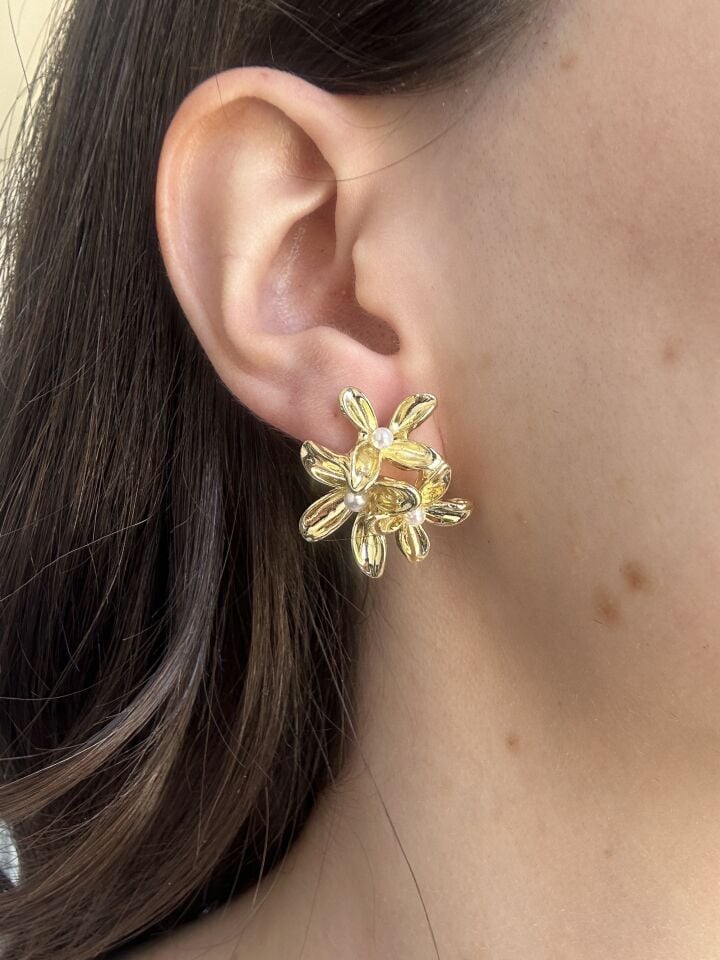 Çiçek Tasarım Küpe