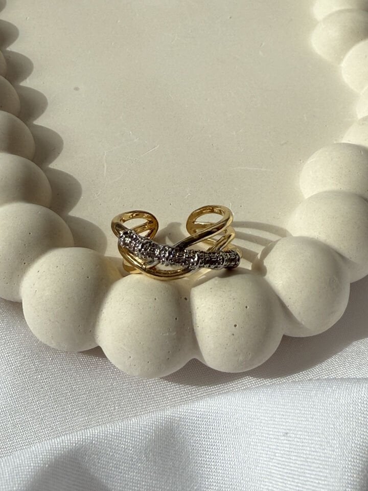 Çapraz Tasarım Yüzük