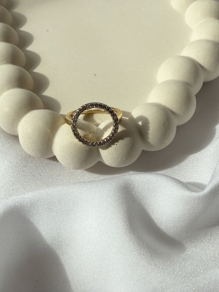 Gold Silver Halka Yüzük