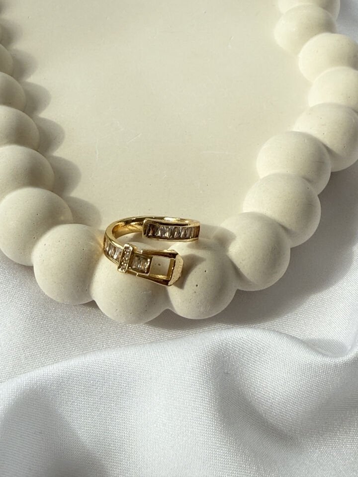 Yılan Model Gold Yüzük