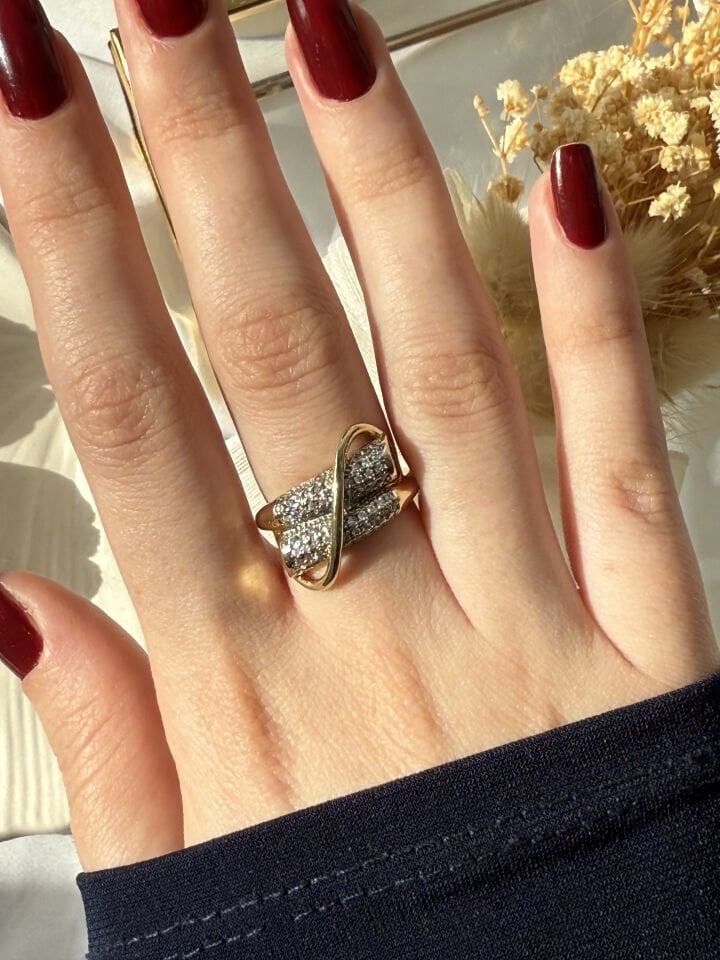 Duble Zirkon Yüzük