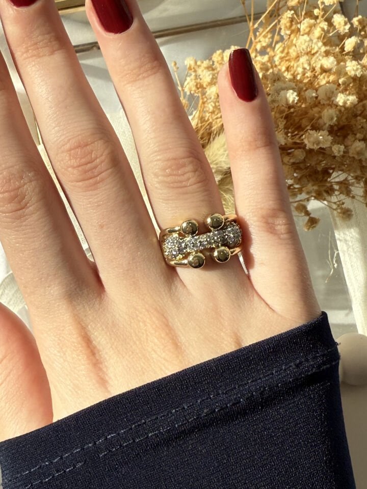 Zirkon Top Tasarım Yüzük