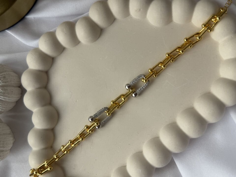 Silver Detay Tıffany Bileklik