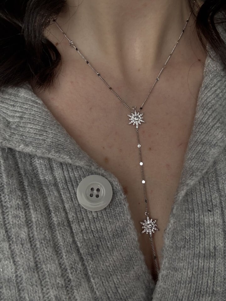 Kutup Yıldızlı Y Kolye