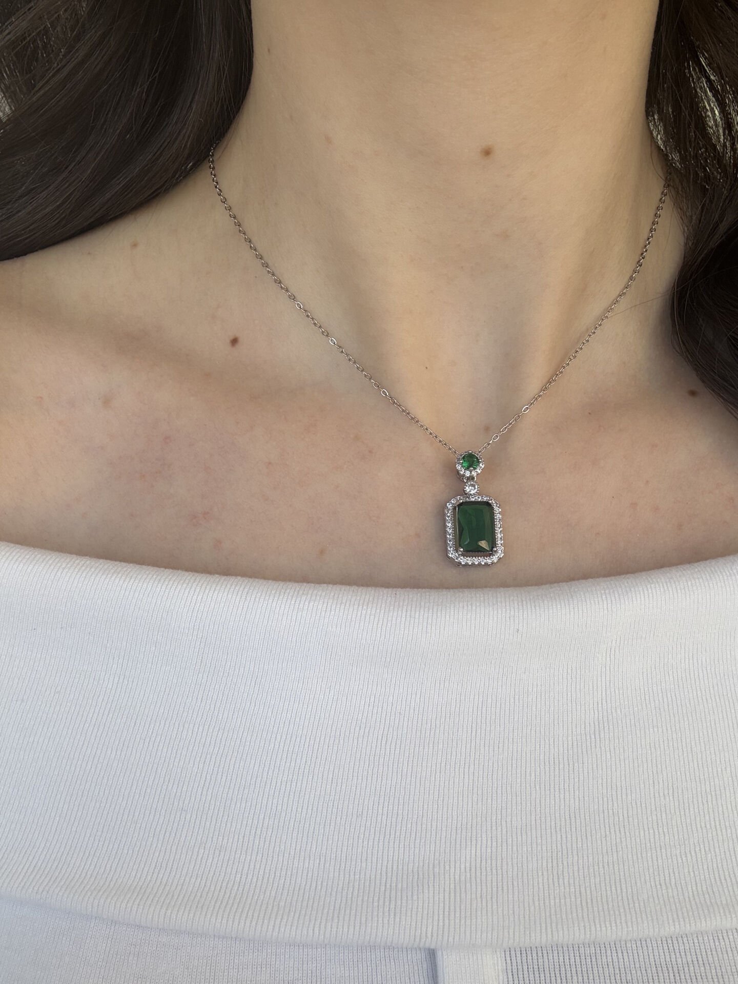 Yeşil Zümrüt Kolye