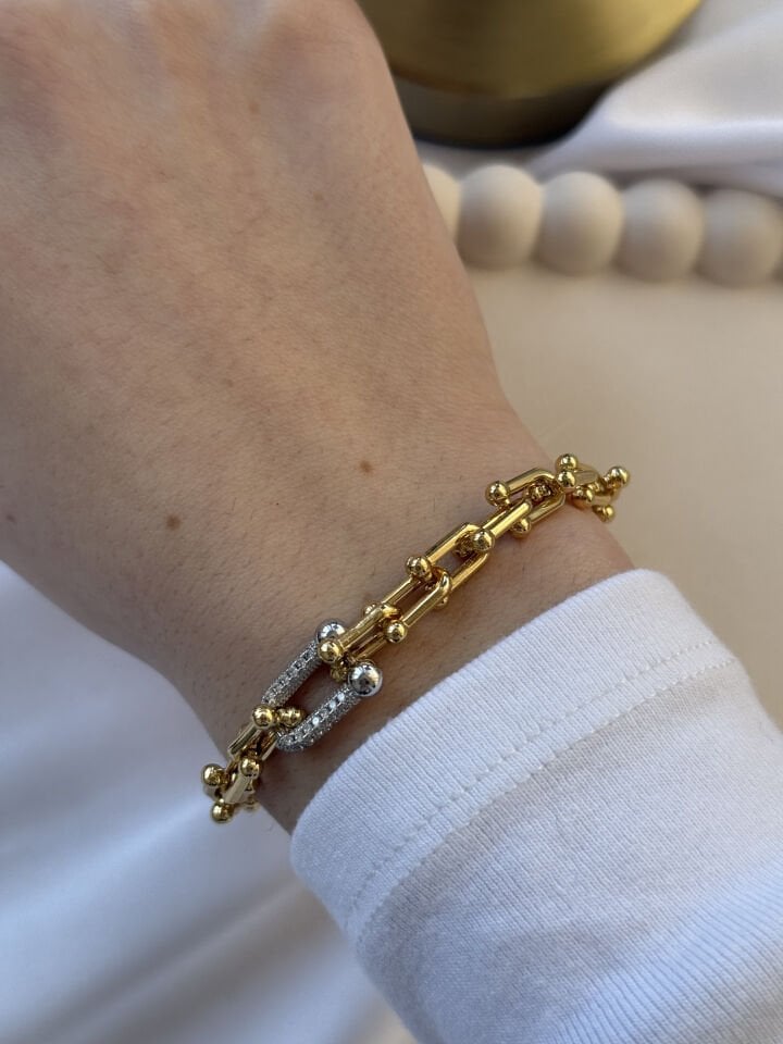 Çift Renk Tasarım Tıffany Bileklik