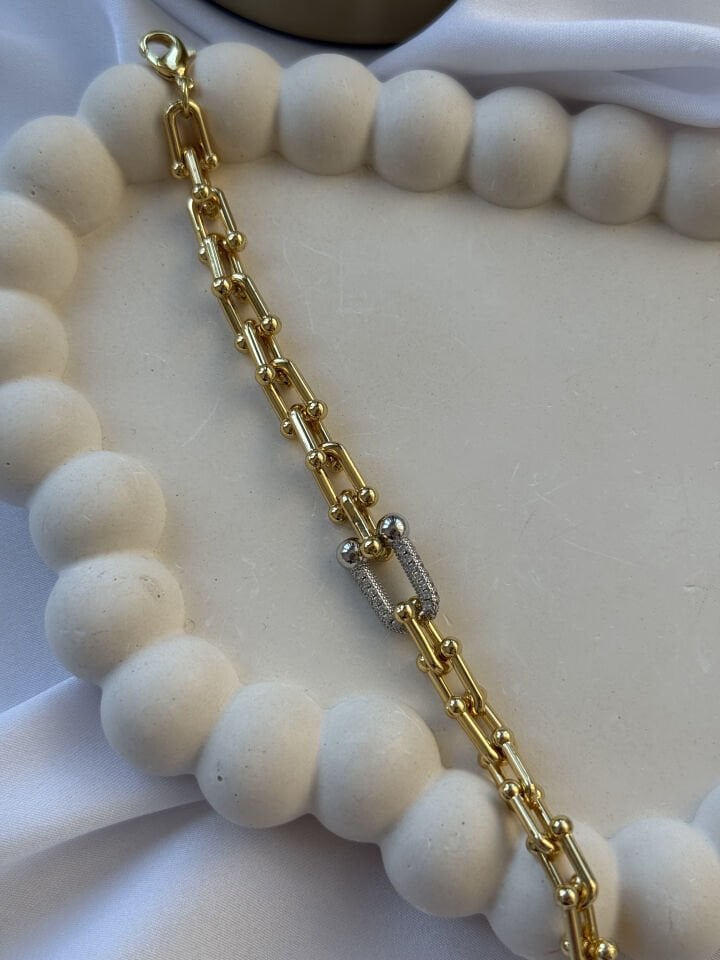 Çift Renk Tasarım Tıffany Bileklik