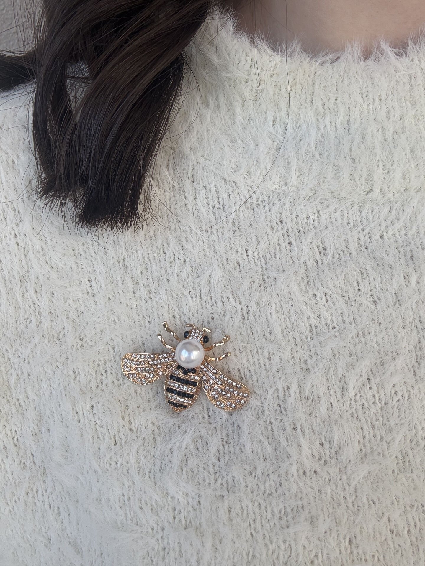 Bee Motif Brooch