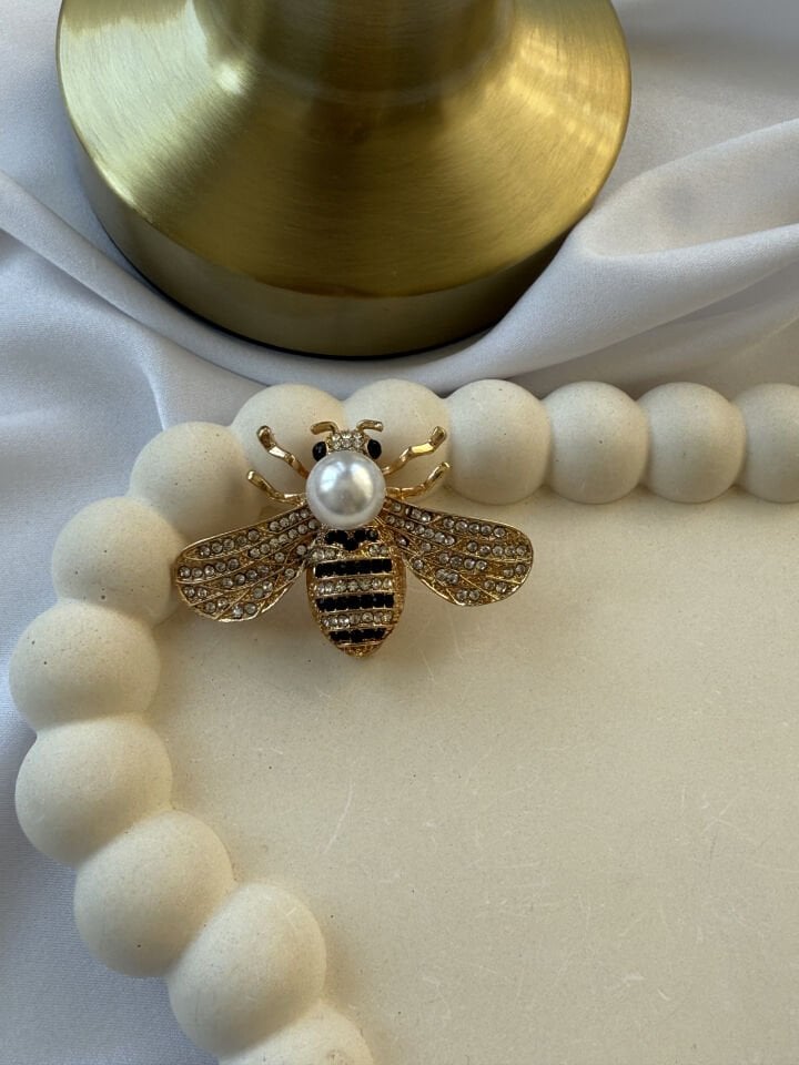 Bee Motif Brooch
