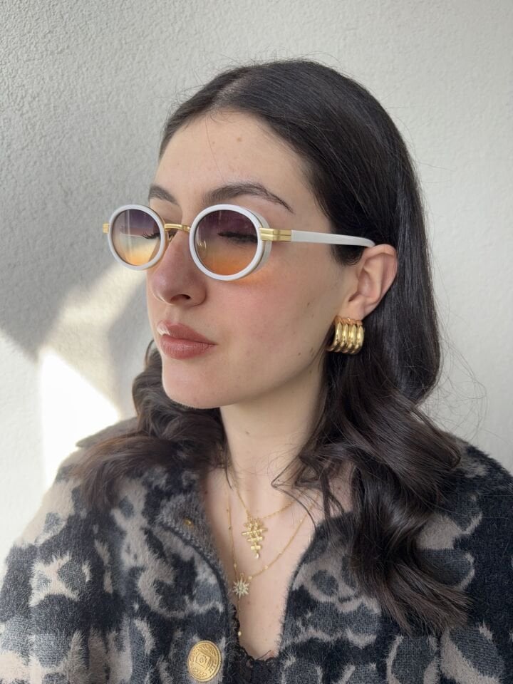 Renkli Cam İkon Güneş Gözlüğü