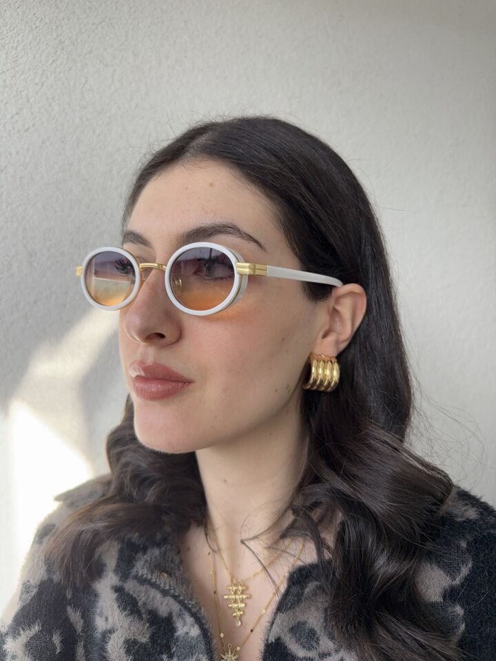 Renkli Cam İkon Güneş Gözlüğü