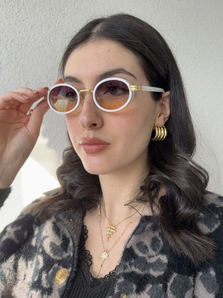 Renkli Cam İkon Güneş Gözlüğü