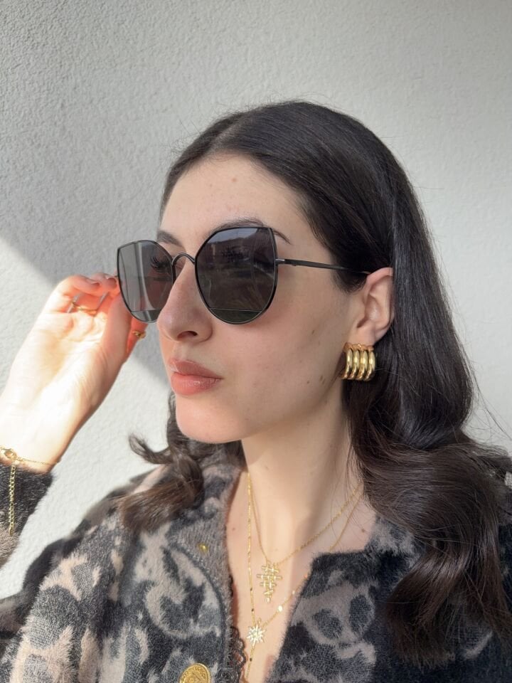 Cat Eye Siyah Güneş Gözlüğü