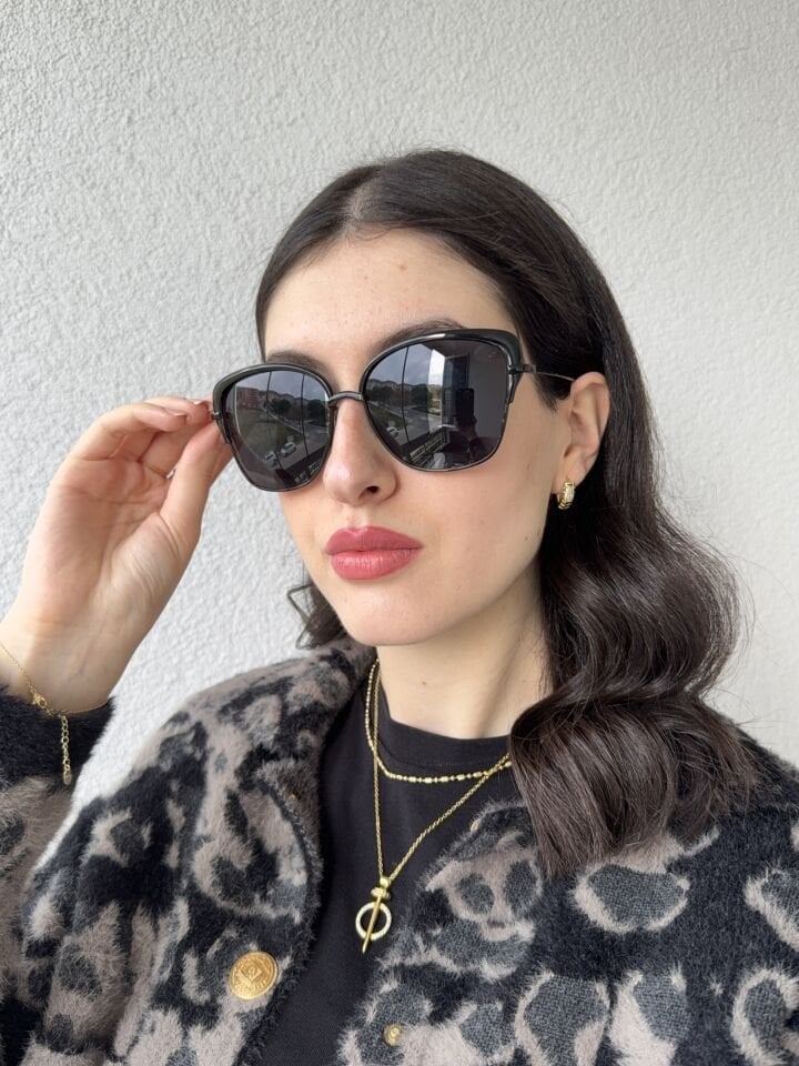 Cat Eye Siyah Güneş Gözlüğü