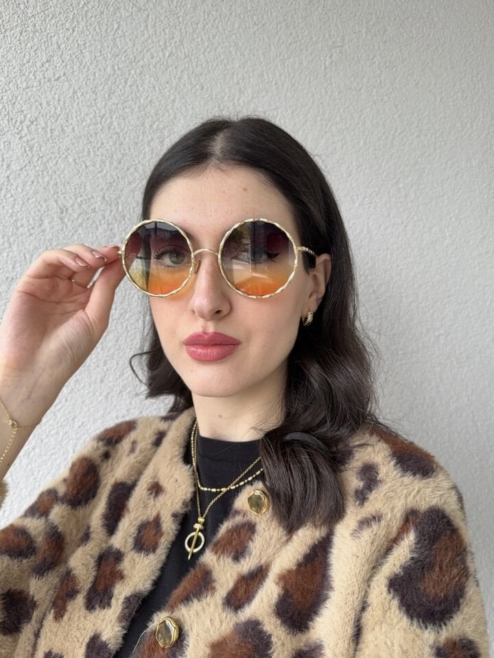 Vintage Çerçeve Cool Güneş Gözlüğü