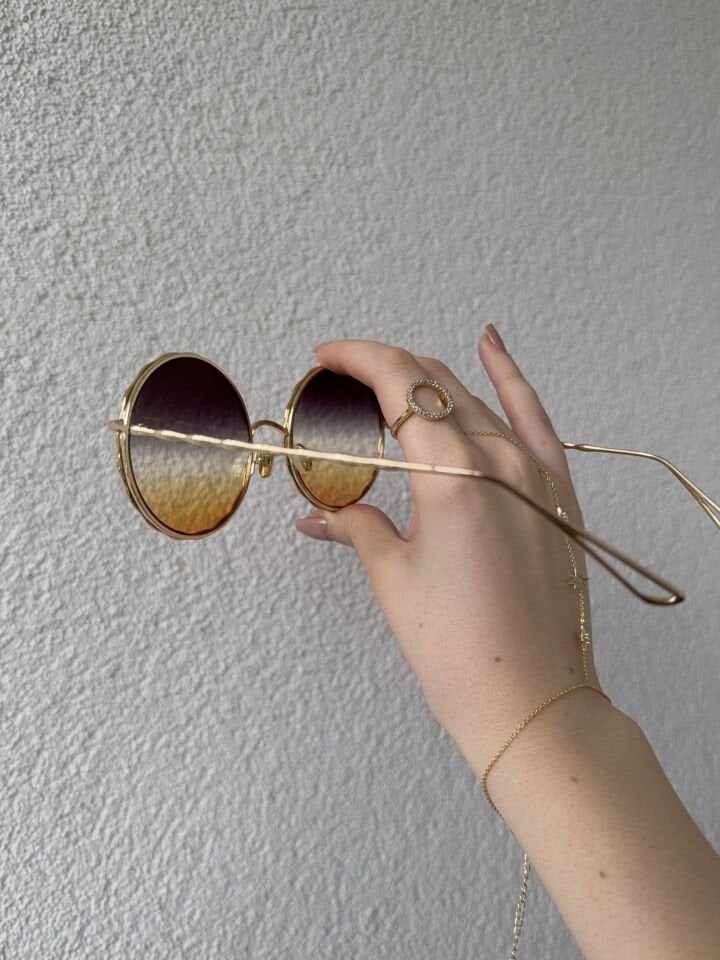 Vintage Çerçeve Cool Güneş Gözlüğü