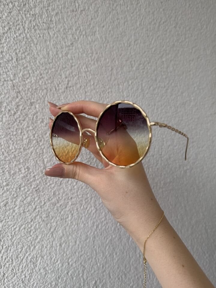 Vintage Çerçeve Cool Güneş Gözlüğü