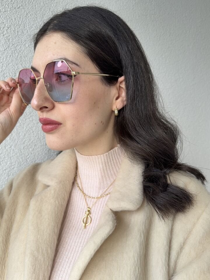 Geometrik Form Tarz Güneş Gözlüğü