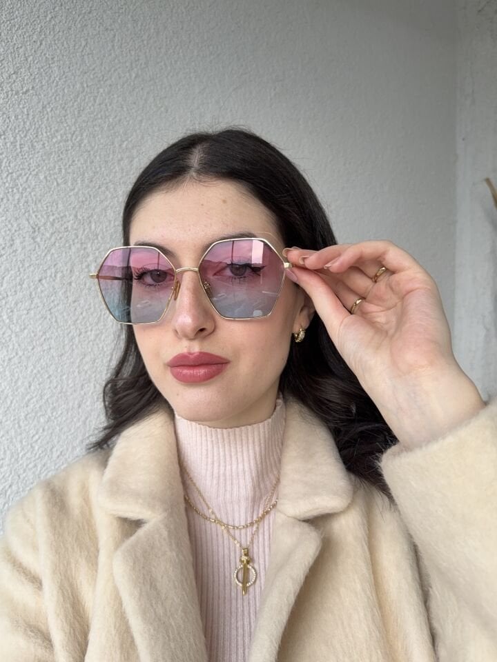 Geometrik Form Tarz Güneş Gözlüğü