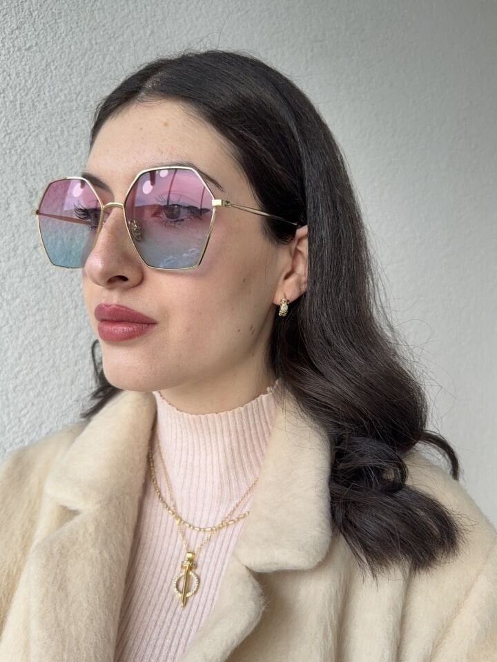 Geometrik Form Tarz Güneş Gözlüğü