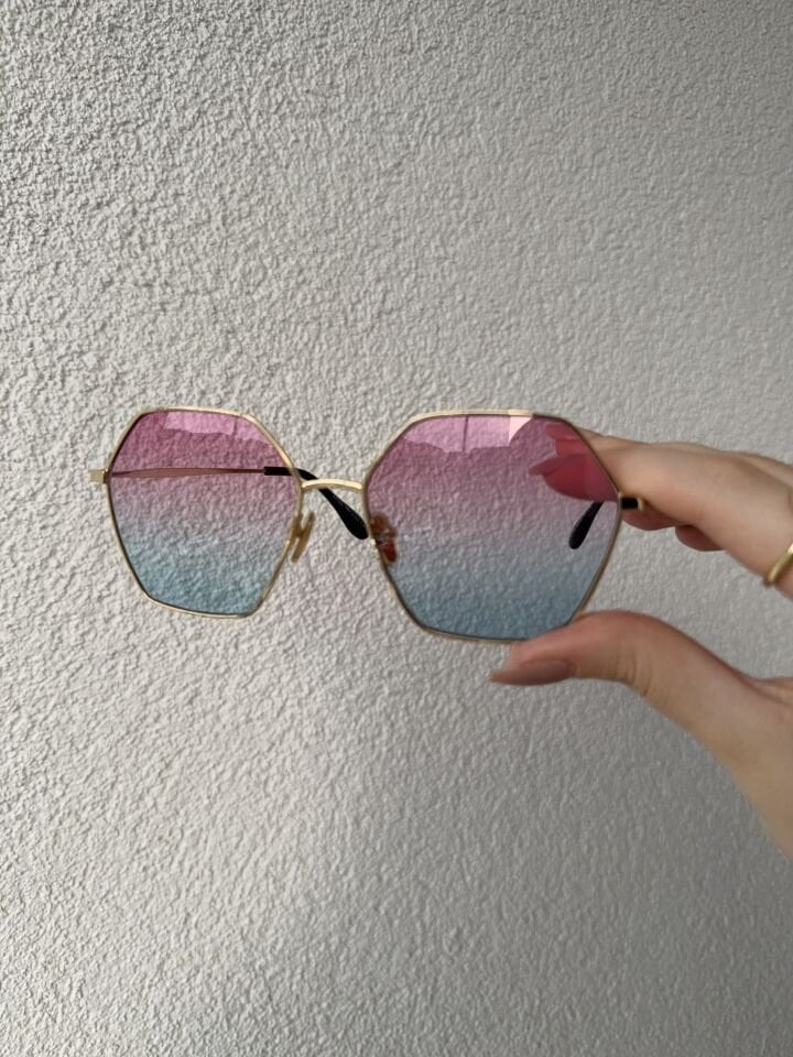 Geometrik Form Tarz Güneş Gözlüğü