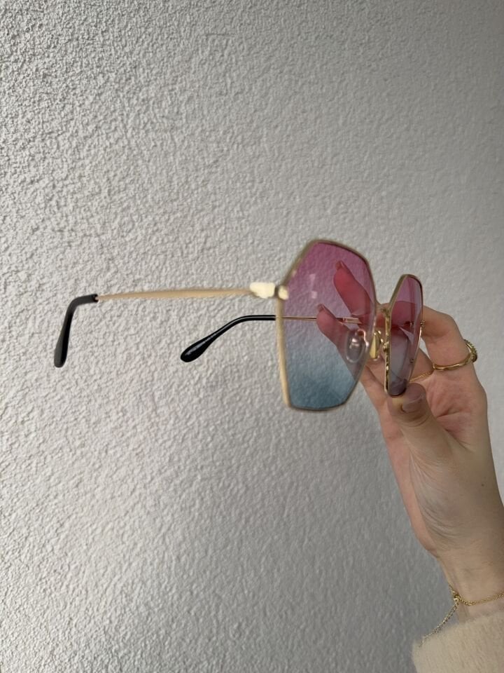 Geometrik Form Tarz Güneş Gözlüğü